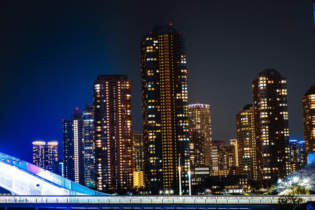 pexels-photo-16570809-16570809 Skyscrapers in Downtown at Night