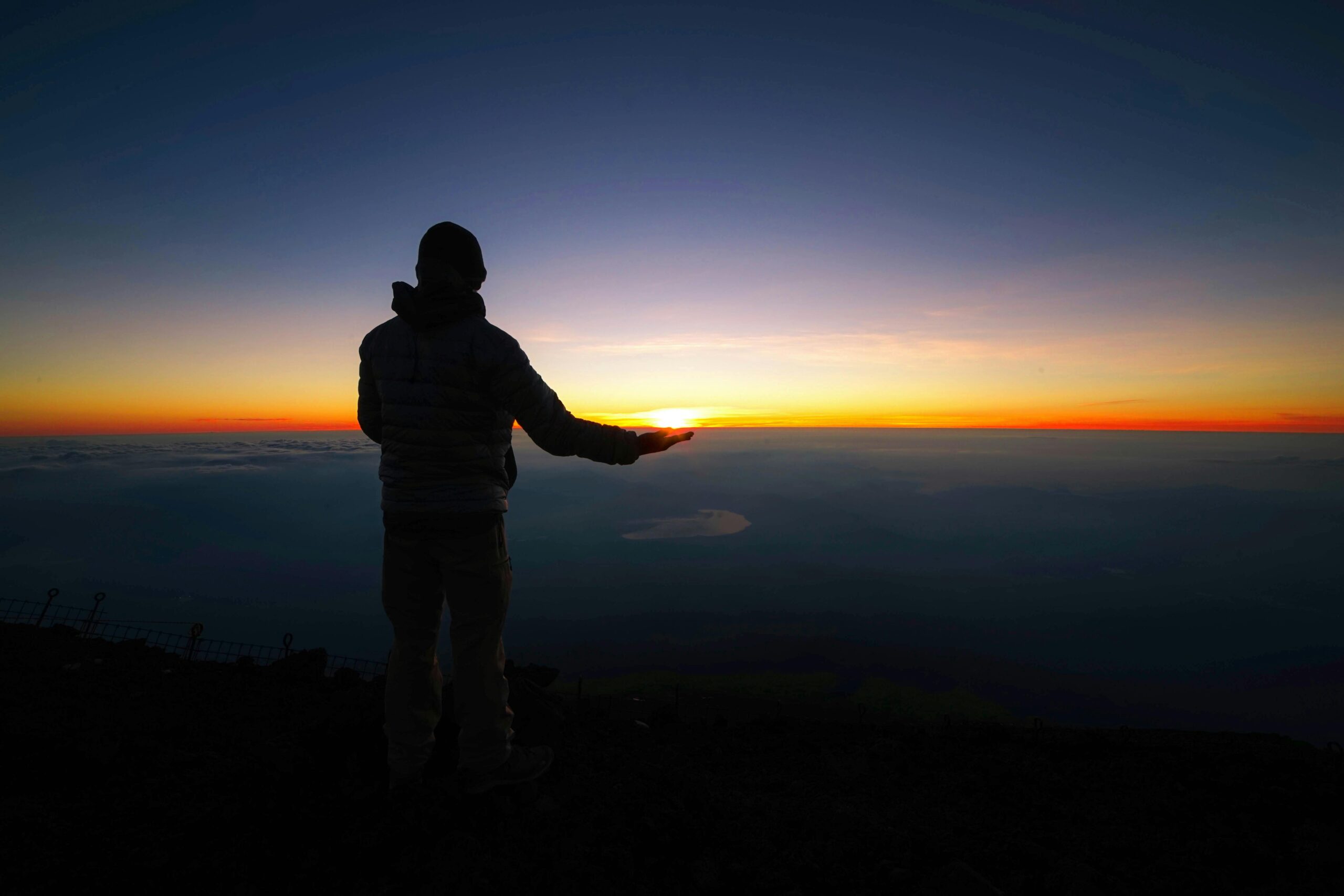 Photo of Me Standing On Top of Mountain