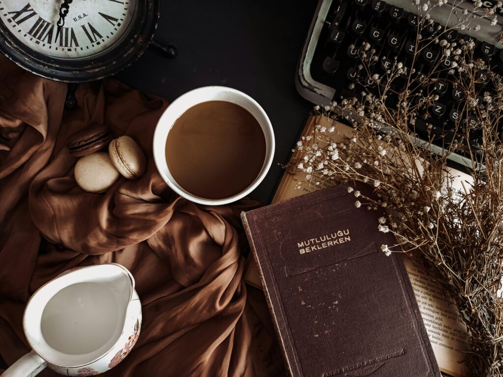 White Ceramic Mug beside Brown Satin Textile in tokyo aoya